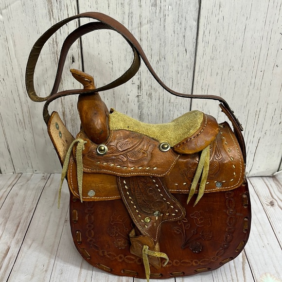 Saddle Handbag Hand Crafted in New Mexico Wool Lined - Picture 5 of 16